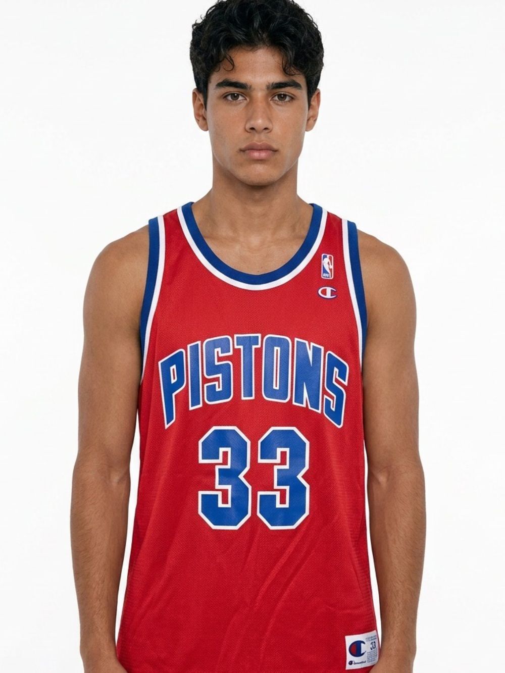 CHAMPION | Vintage Authentic Grant Hill Pistons #33 Jersey Men’s Size 44
